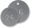 "Tags-Aluminum - Round - Numbered"
