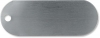 "Tags - Aluminum  - Oval Shaped - Blank - 100/Set"