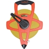 Measuring Tape - Lufkin Hi-VizÂ® Orange Fiberglass Dual Sided Tape Measure - Imperial/Metric (1/2" x 100m/330')