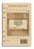 Tan Range Card  Loose Leaf 4 5/8"x 7"  